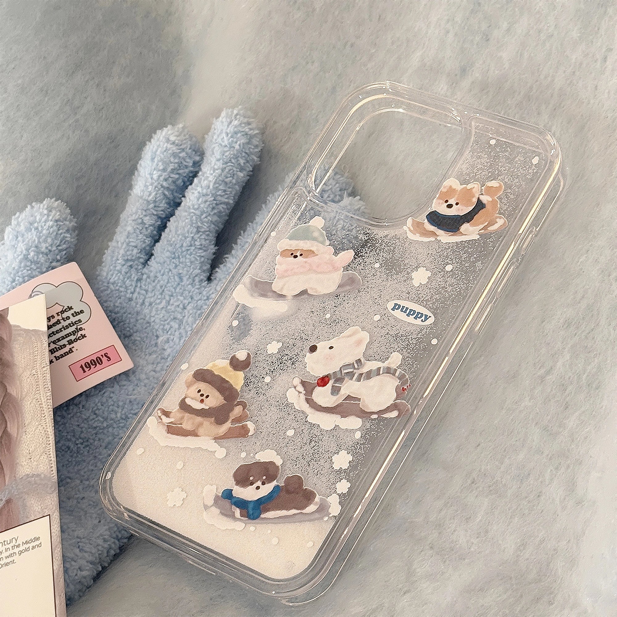 Skiing Pup - iPhone Case